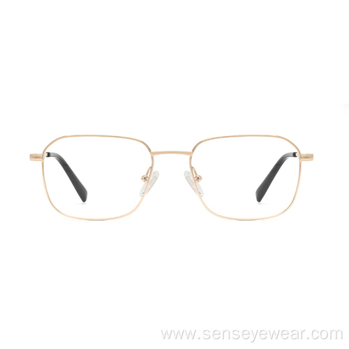 Square Unisex Titanium Optical Eyeglasses Frame Eyewear